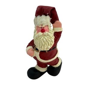 Vintage Christmas Santa Claus Figurine Collectible Retro Home Holiday Decor